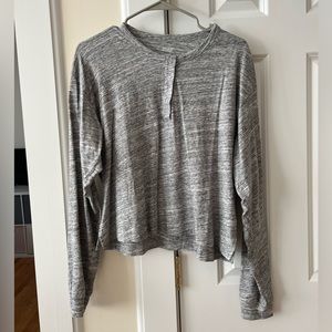 VS PINK Cropped Long Sleeve Shirt